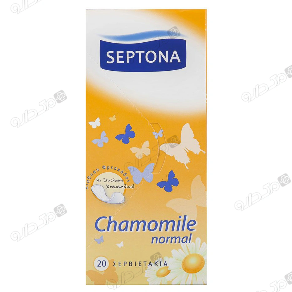 پد بهداشتی روزانه نازک کامومیل مدل نرمال سپتونا